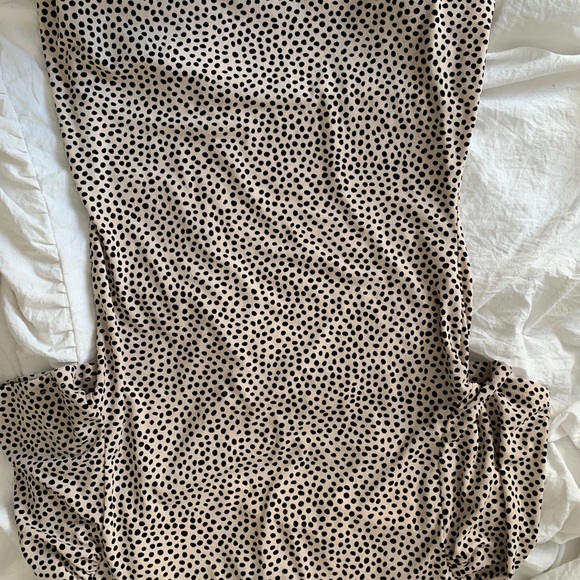 Puff Sleeve Polka-Dot Top M - Picture 3 of 3